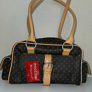 POCCILINI Brown/tan Shoulder bag‎